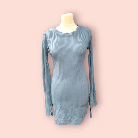 boohoo Kleid S Hellblau