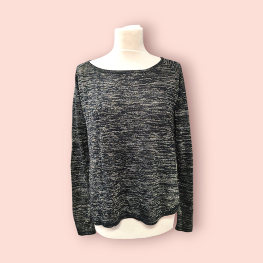Zara Oberteil M Schwarz und Gold