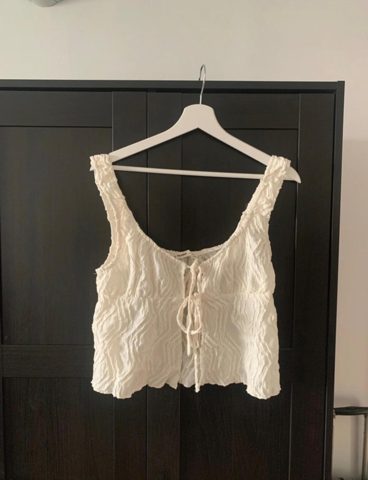 Pull&Bear Trägertop XL Creme