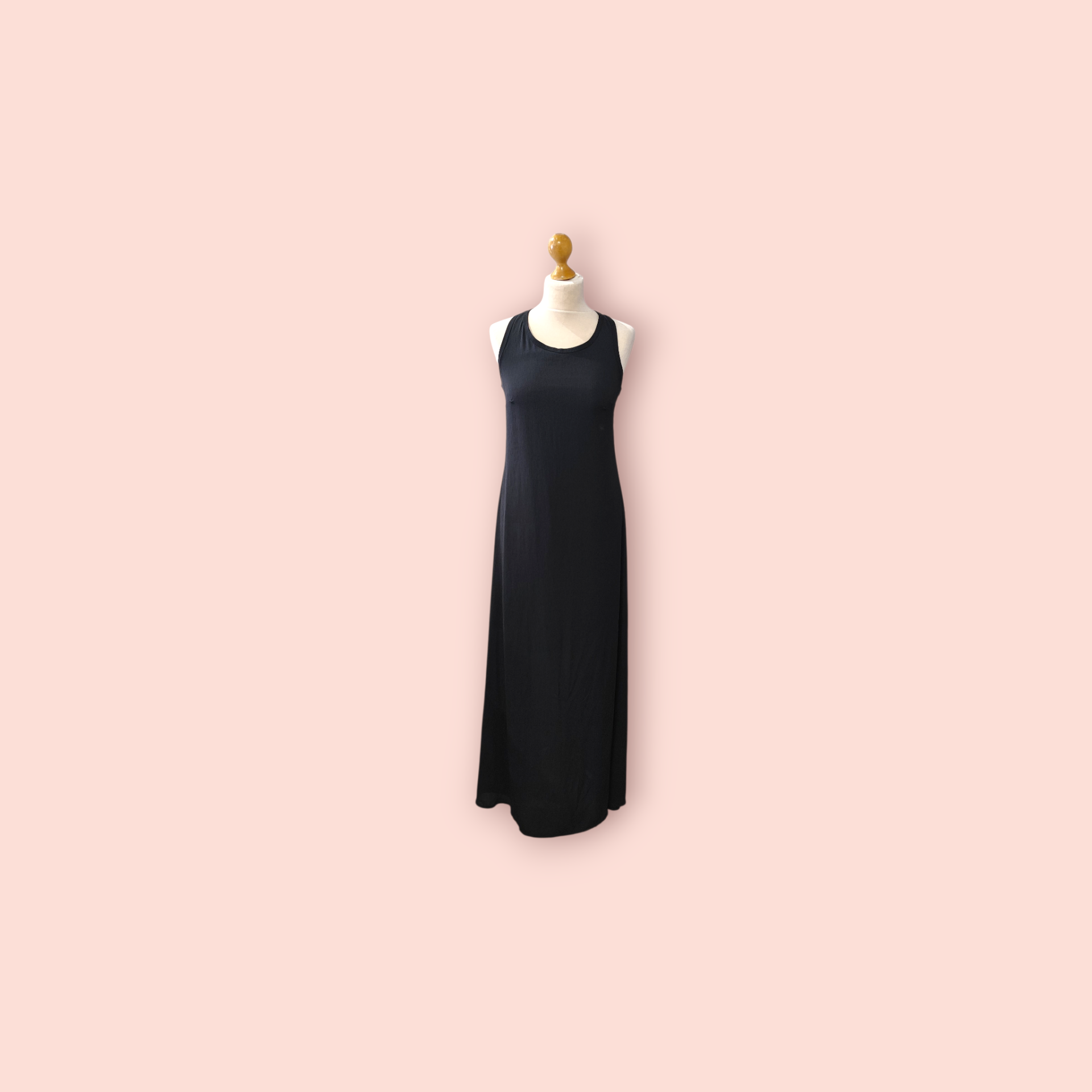 Kombin Maxikleid L Schwarz