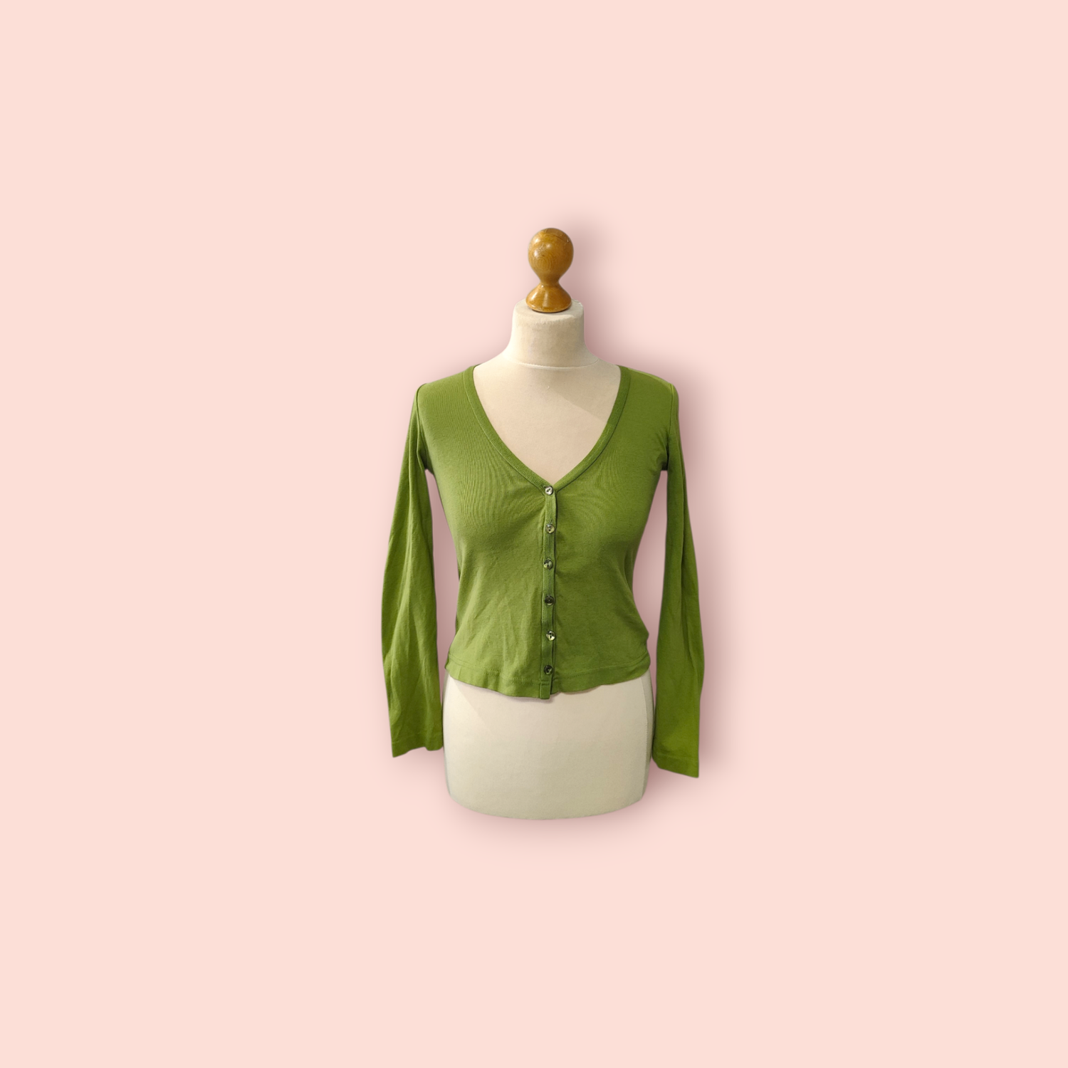 H&M Top S Grün