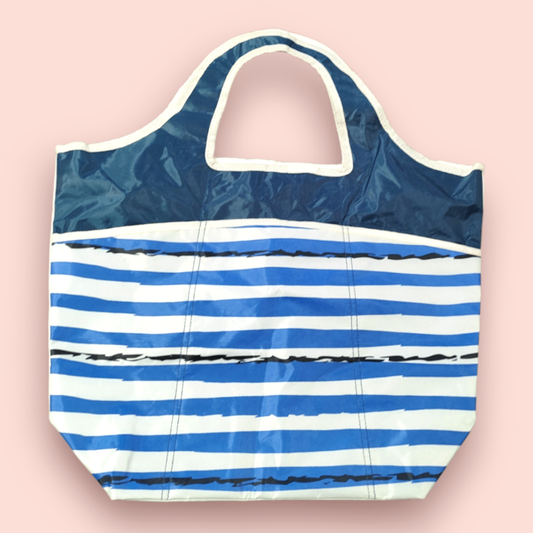 Tasche Blau-Weiß Gestreift