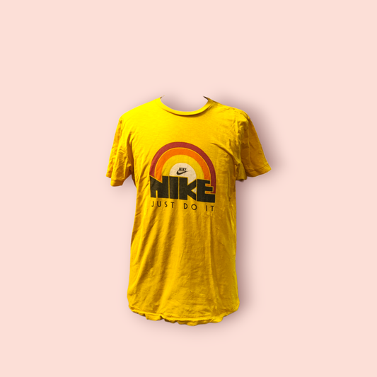 Nike T-Shirt Gelb mit Print