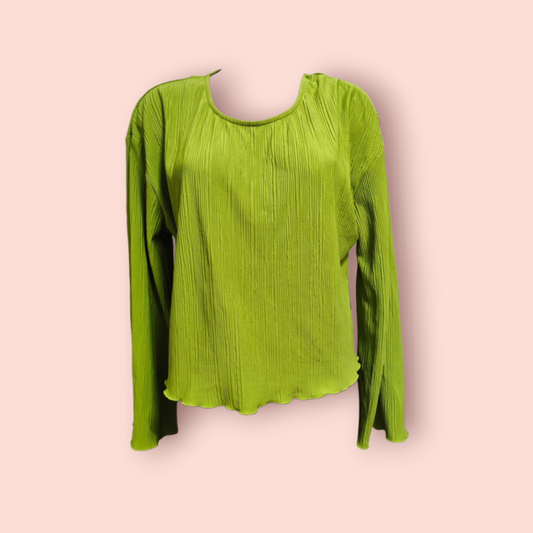 Lockere Bluse M Grün