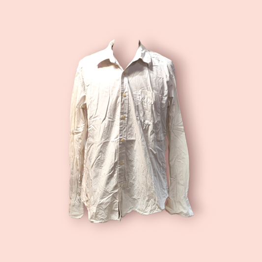 H&M Hemd L Weiß