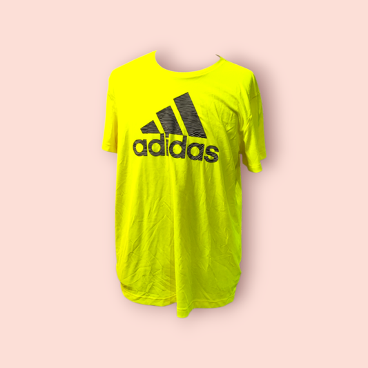 Adidas T-Shirt L Neongelb