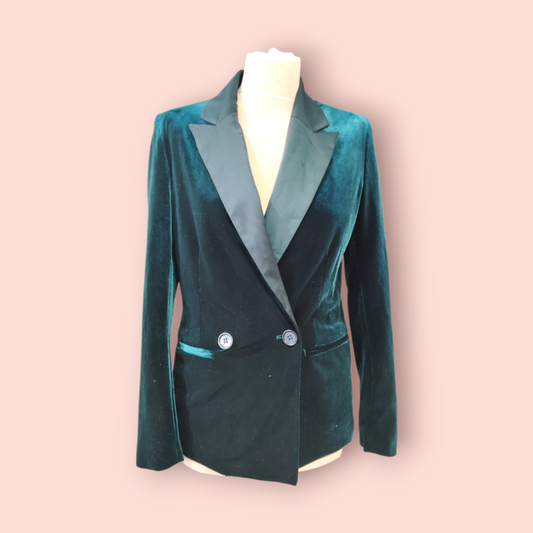 Pull & Bear Black Label Blazer XS Dunkelgrün