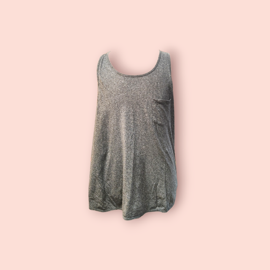 Divided Ärmeloses Shirt XL Grau