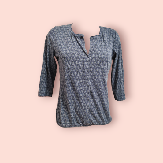 Tom Tailor Bluse S Blau mit Muster