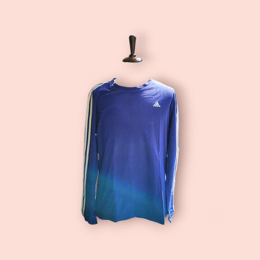 Adidas Langarmshirt M Blau