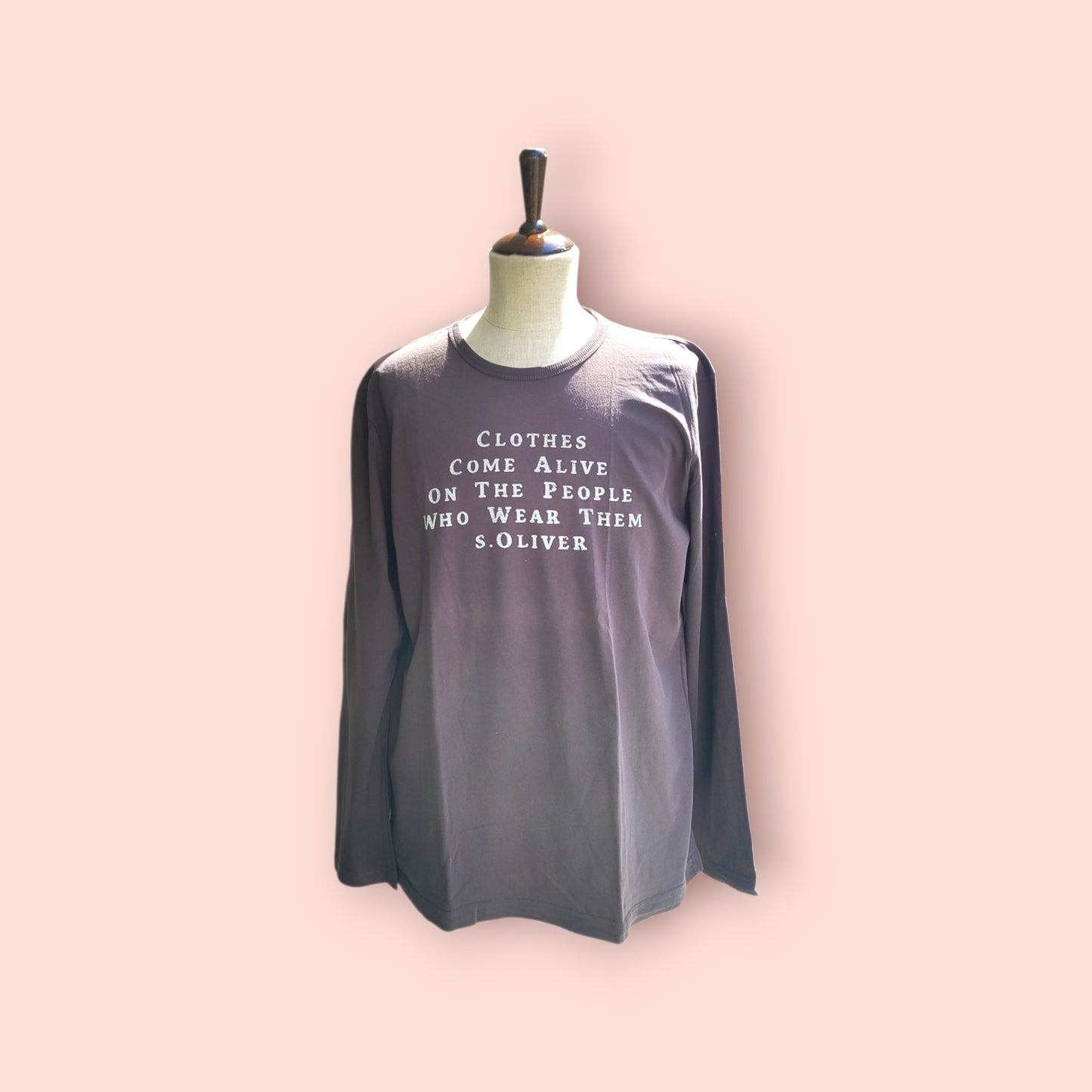 s.Oliver Langarmshirt L Braun