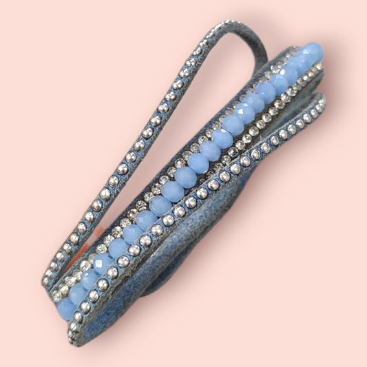 Armband Blau und Silbern