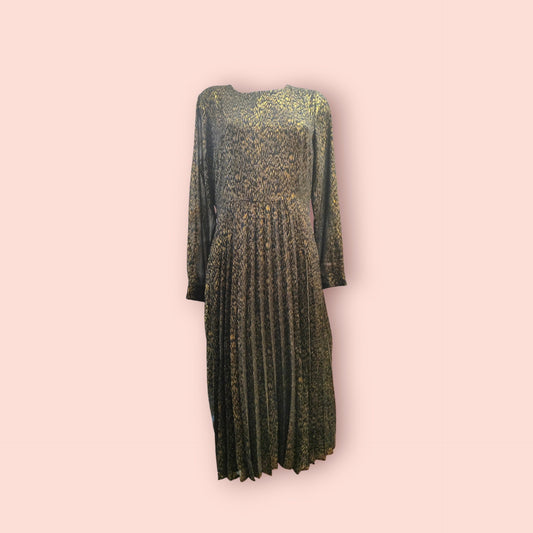 Ana Jakobs Kleid L Schwarz und Gold