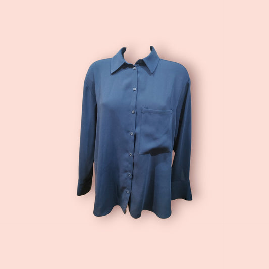 Zara Hemd M Blau