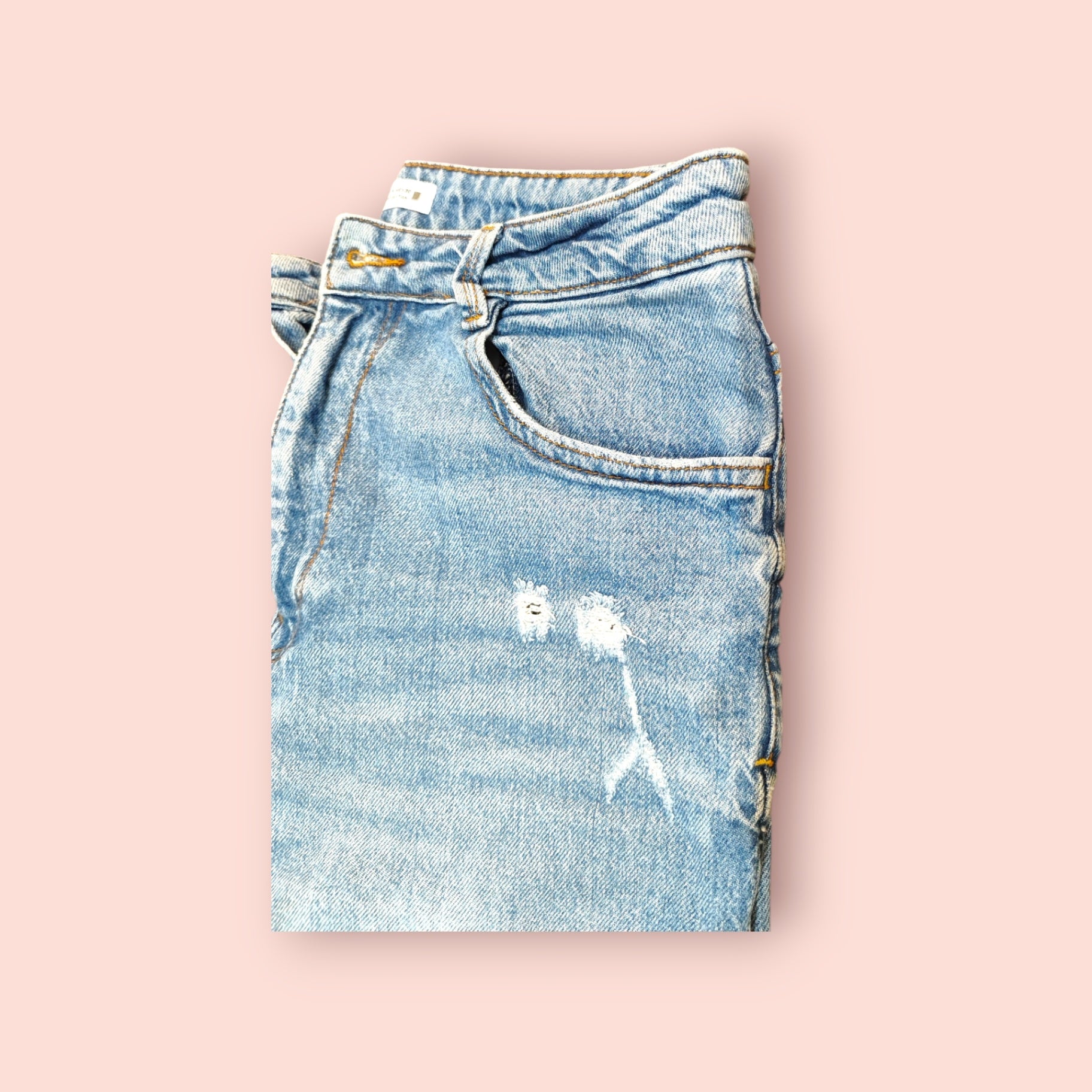 Zara Jeans M Hellblau