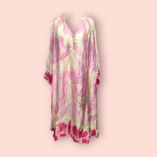 New Collection Kleid L Pink, Creme