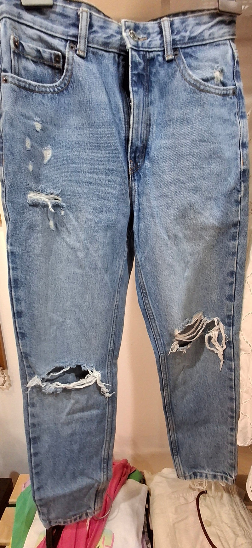 Pull & Bear Hose UNSEEDED Hellblau