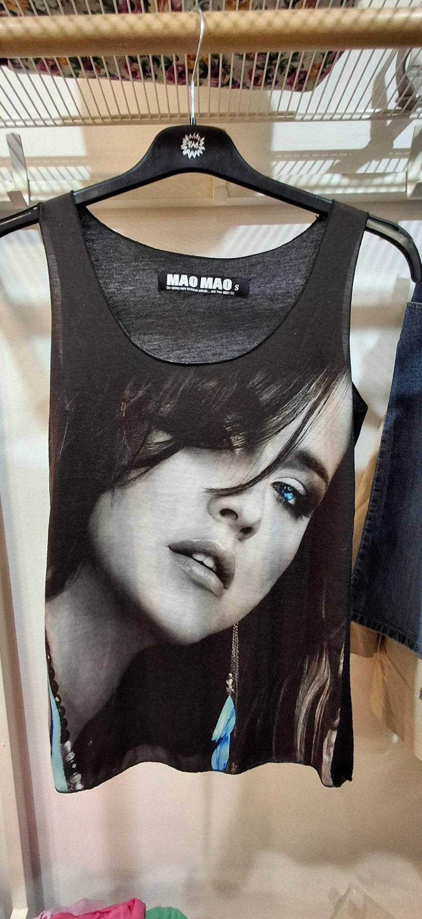 MAO MAO Top S Schwarz, Weiß, Blau