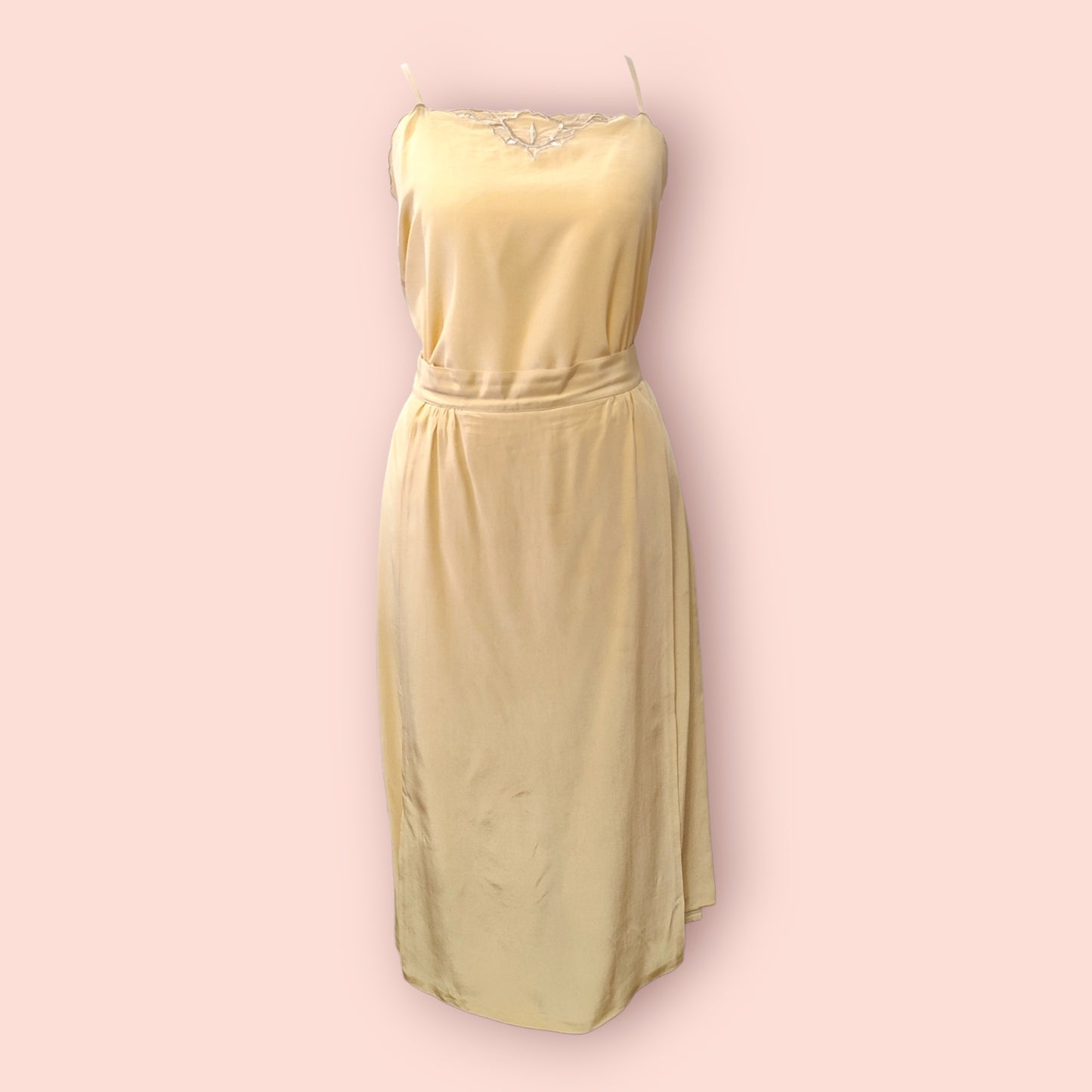 Set aus Seide (3 Stück) M Beige