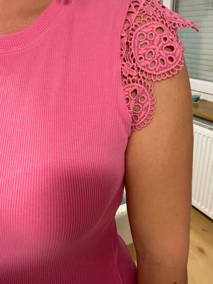 Vincecottto Kleid M Pink