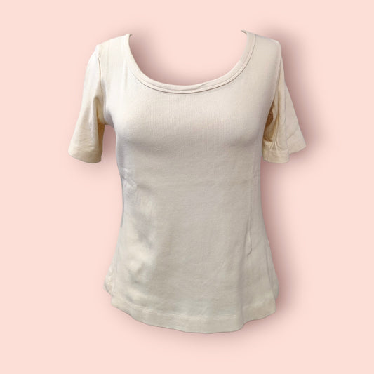 H&M T-Shirt M Beige