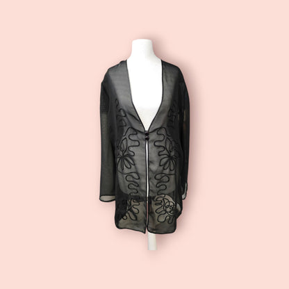 Jacke L Schwarz