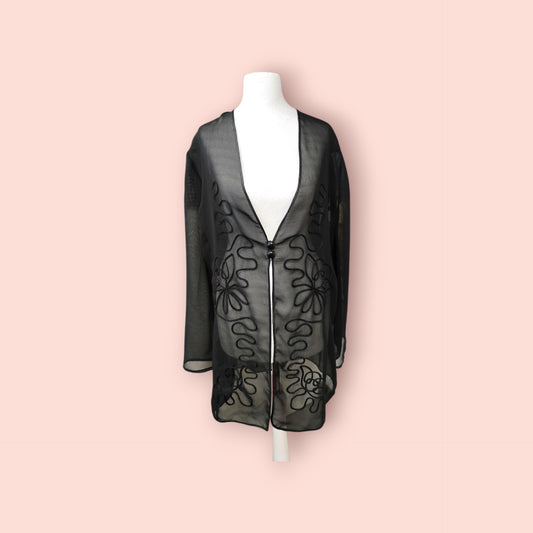 Jacke L Schwarz