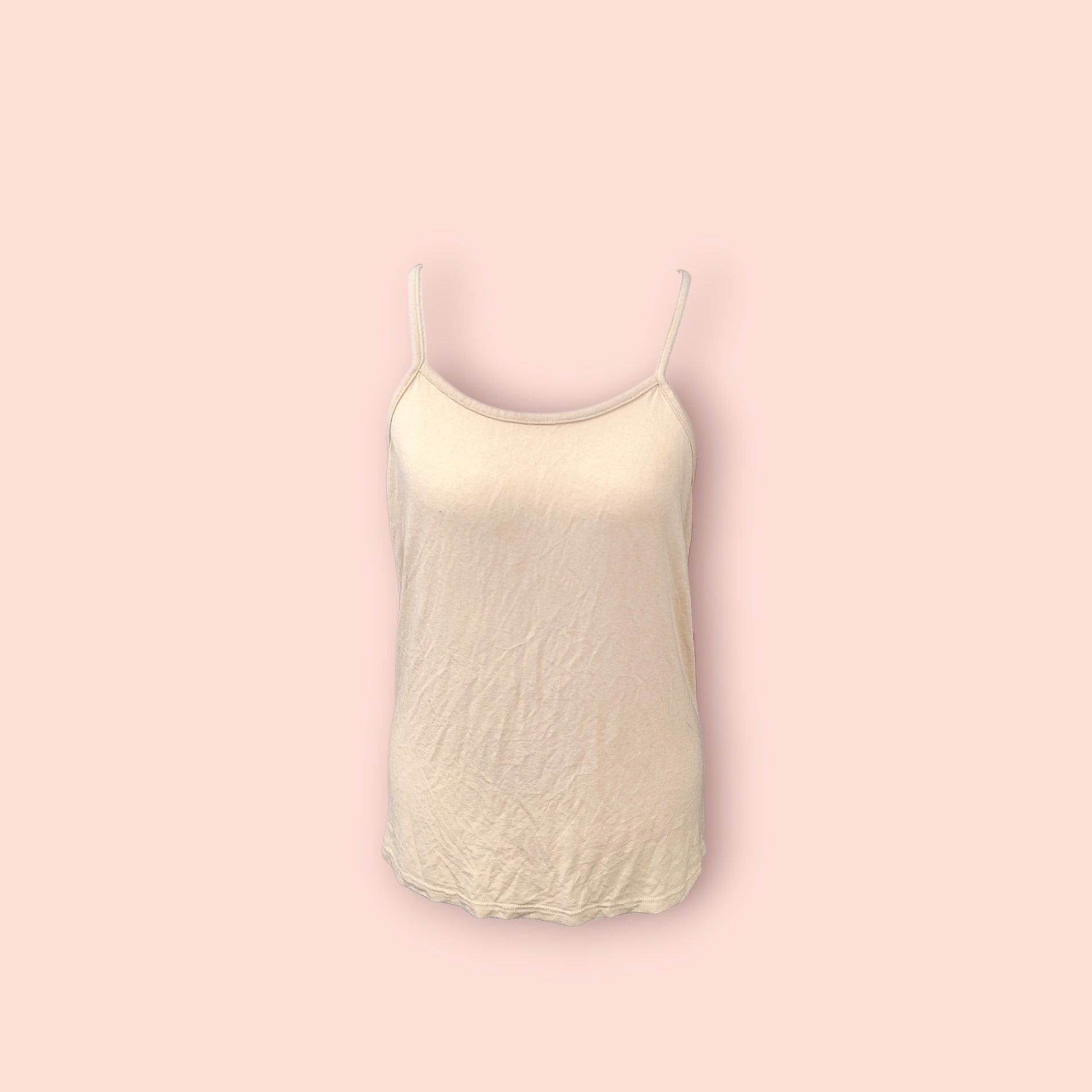 Trägershirt M Beige