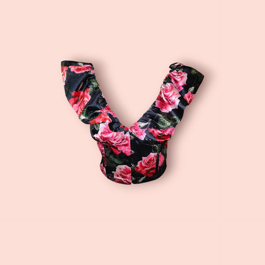 Pretty Little Thing Top S Blumenmuster