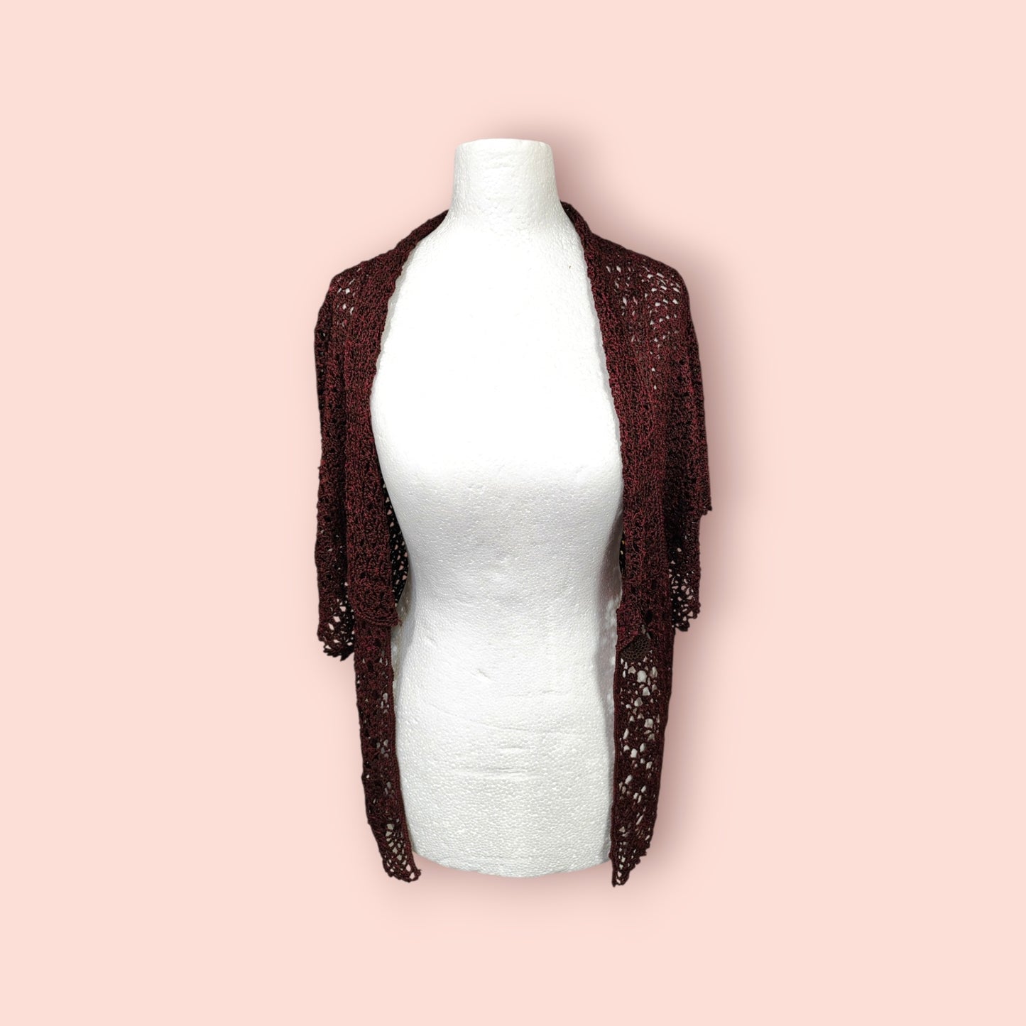 Didl Strickjacke XL Bordeaux
