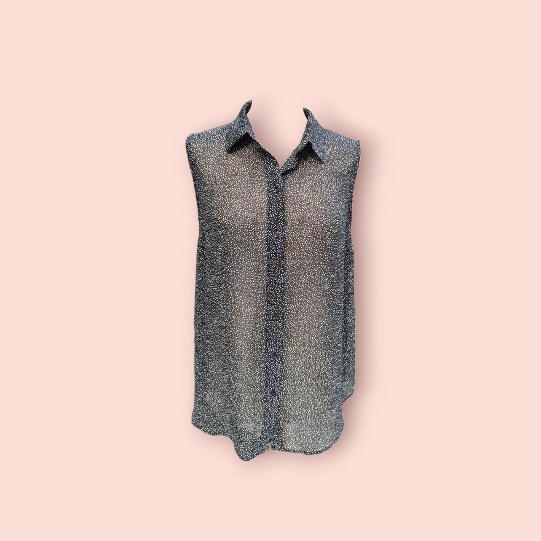 H&M Bluse 40 Schwarz/Weiß