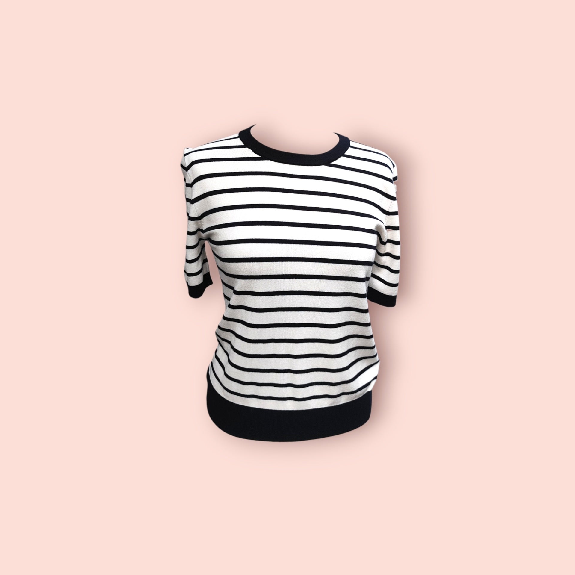 Zara Top XL Weiß und Schwarz