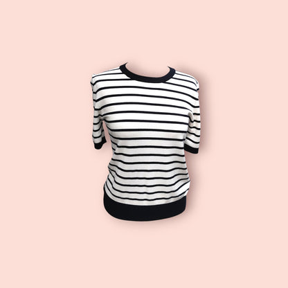 Zara Top XL Weiß und Schwarz