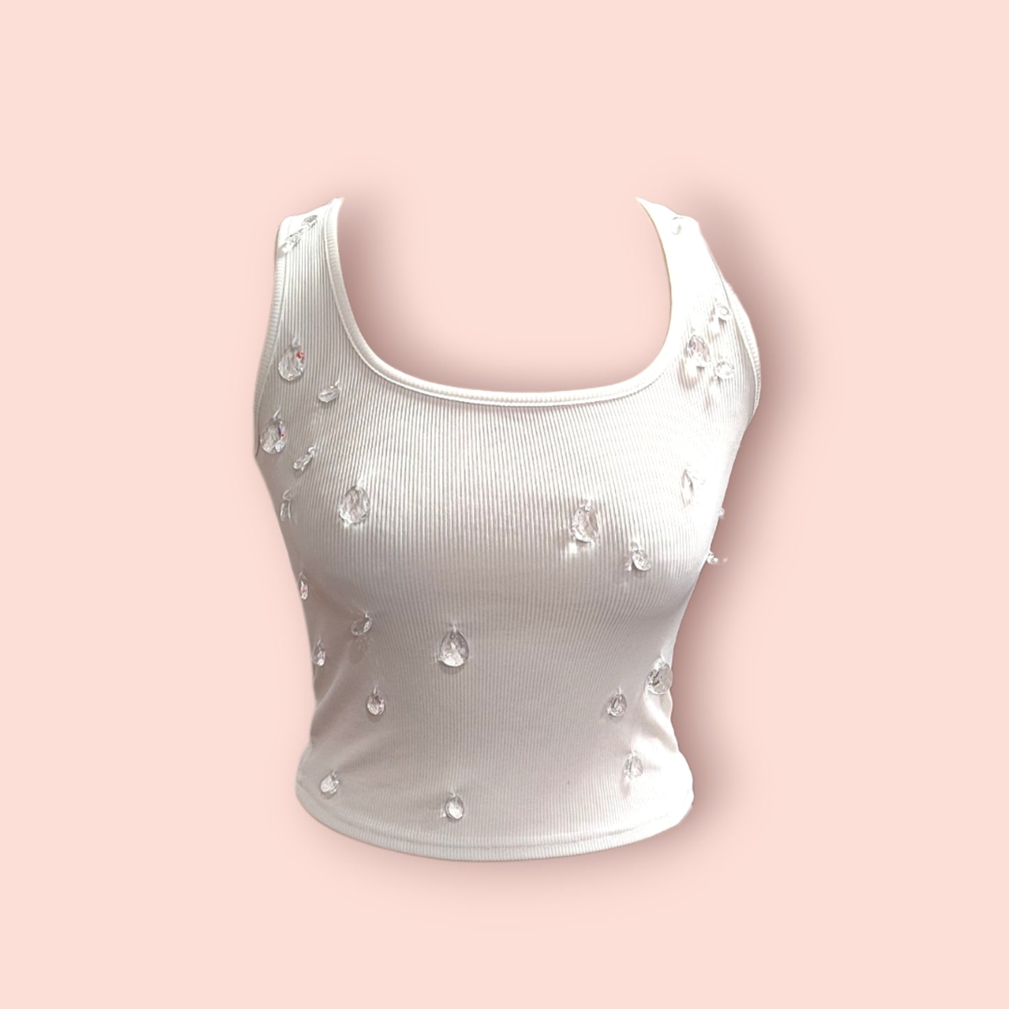 Trägershirt S Weiß