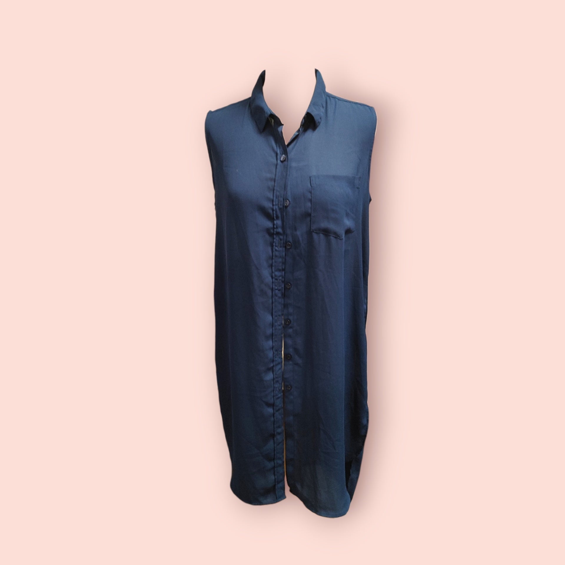 Amisu Kleid M Dunkelblau