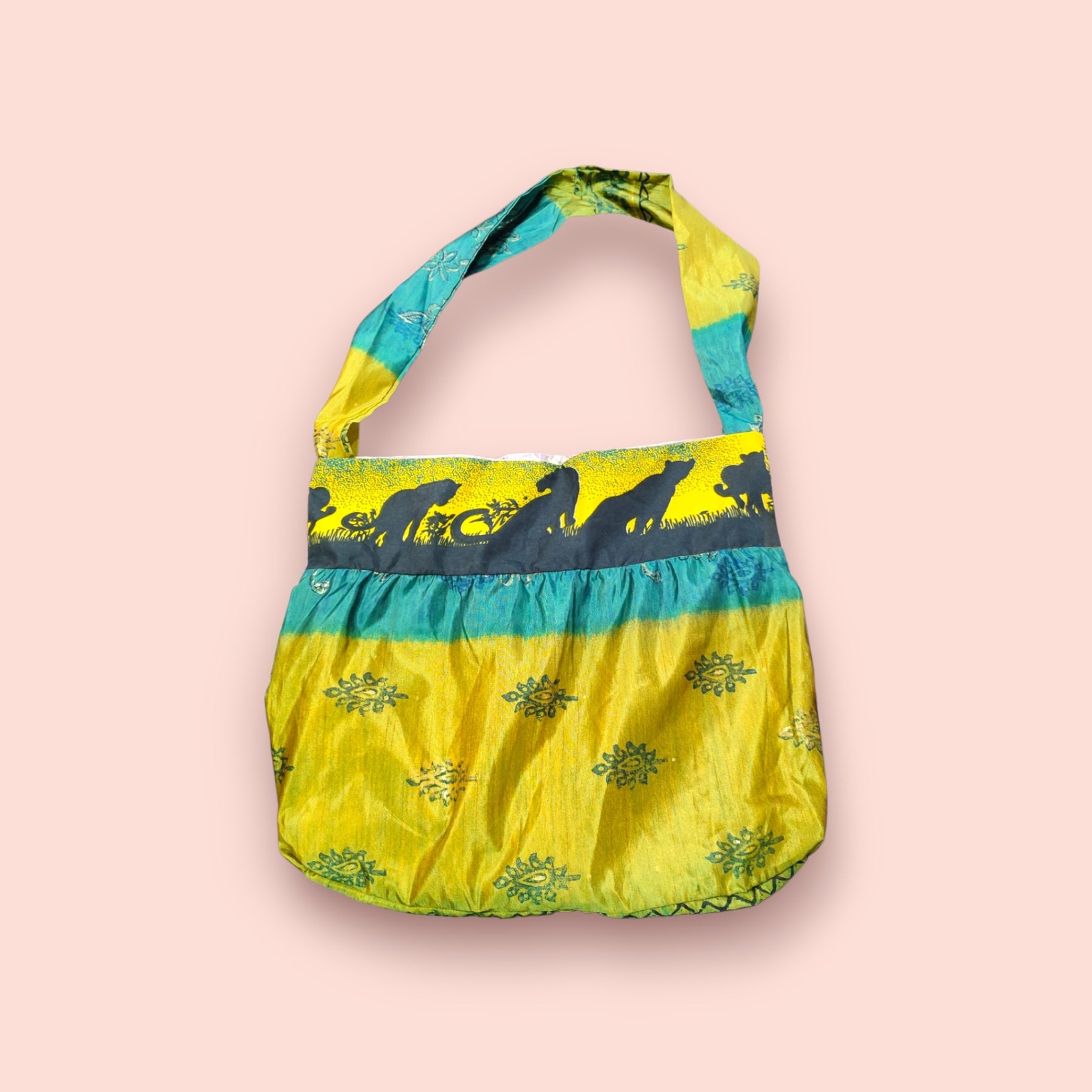 Tasche Gelb, Blau, Grün