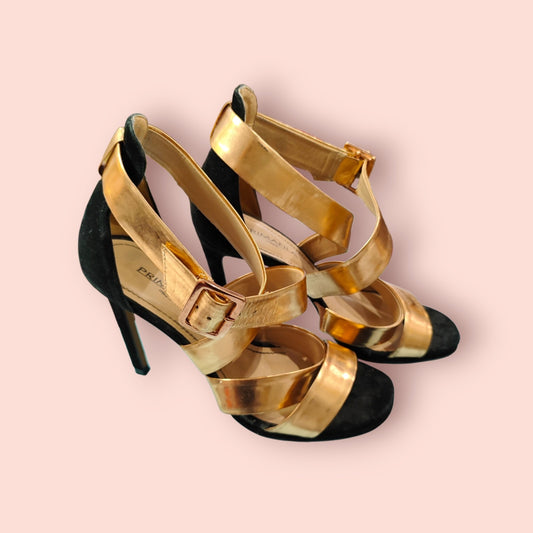 PRIMAFILA Schuhe 37 Gold und Schwarz