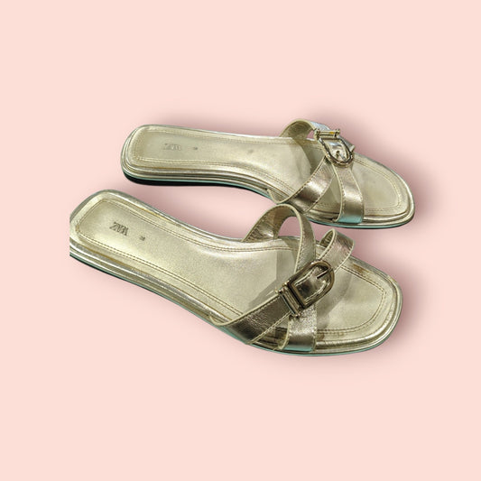 ZARA Schuhe 38 Silber