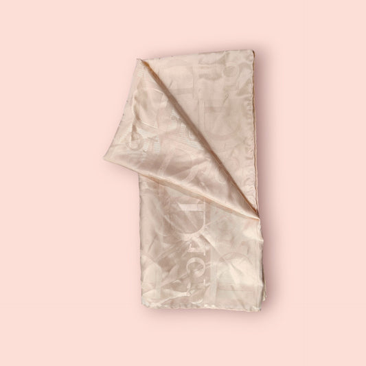 Dior Tuch 100% Seide Zartrosa