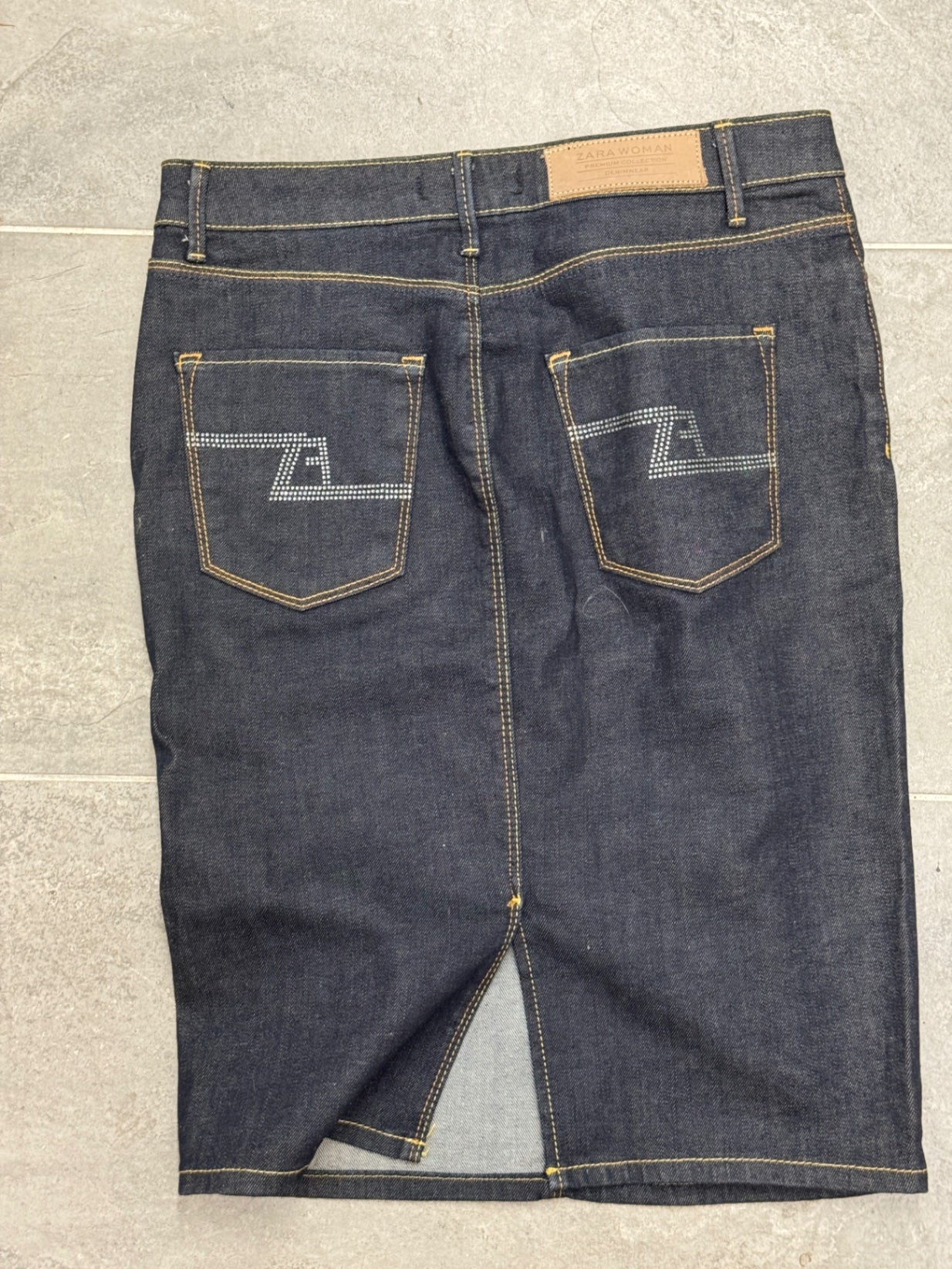 Zara Jeansrock 34 Dunkelblau