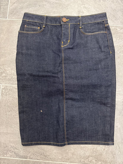 Zara Jeansrock 34 Dunkelblau