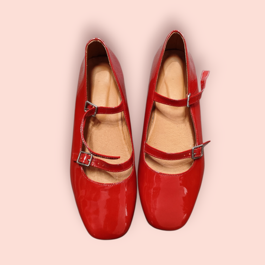 Monpiel Mary Jane 40 Rot