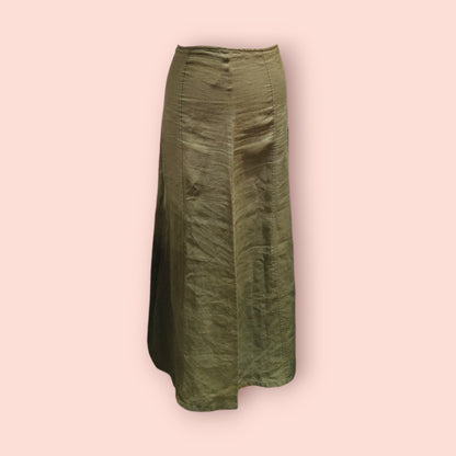 United Colors of Benetton Leinenrock S/M Olivegrün