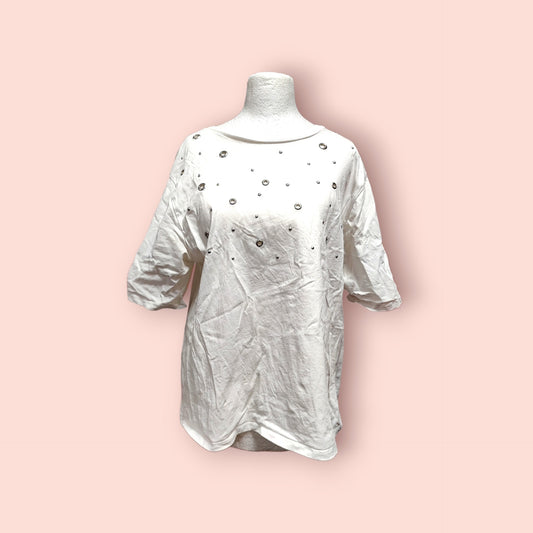 H&M T-Shirt M Weiß