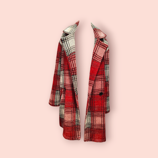 Bershka Mantel M Rot