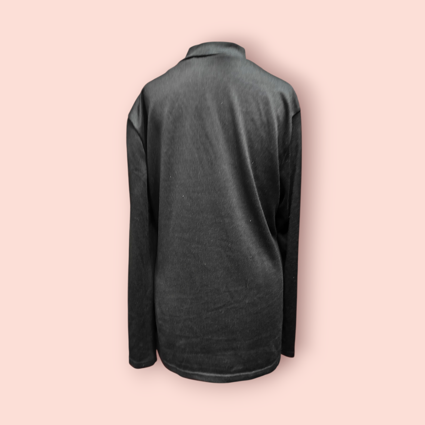 INCERUN Langarmshirt M Schwarz