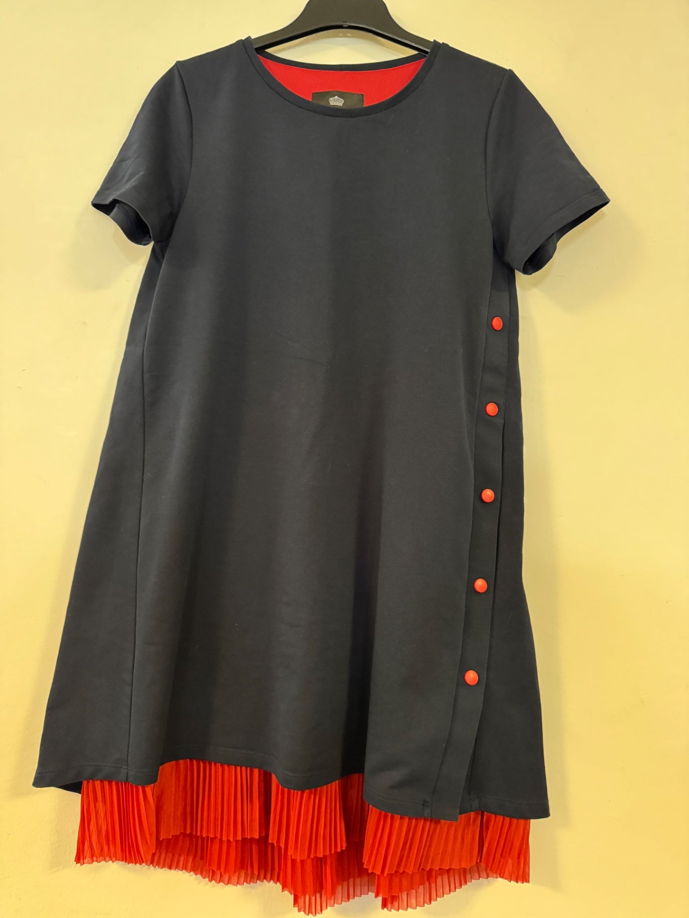 Unbekannt Kleid M Schwarz und Rot