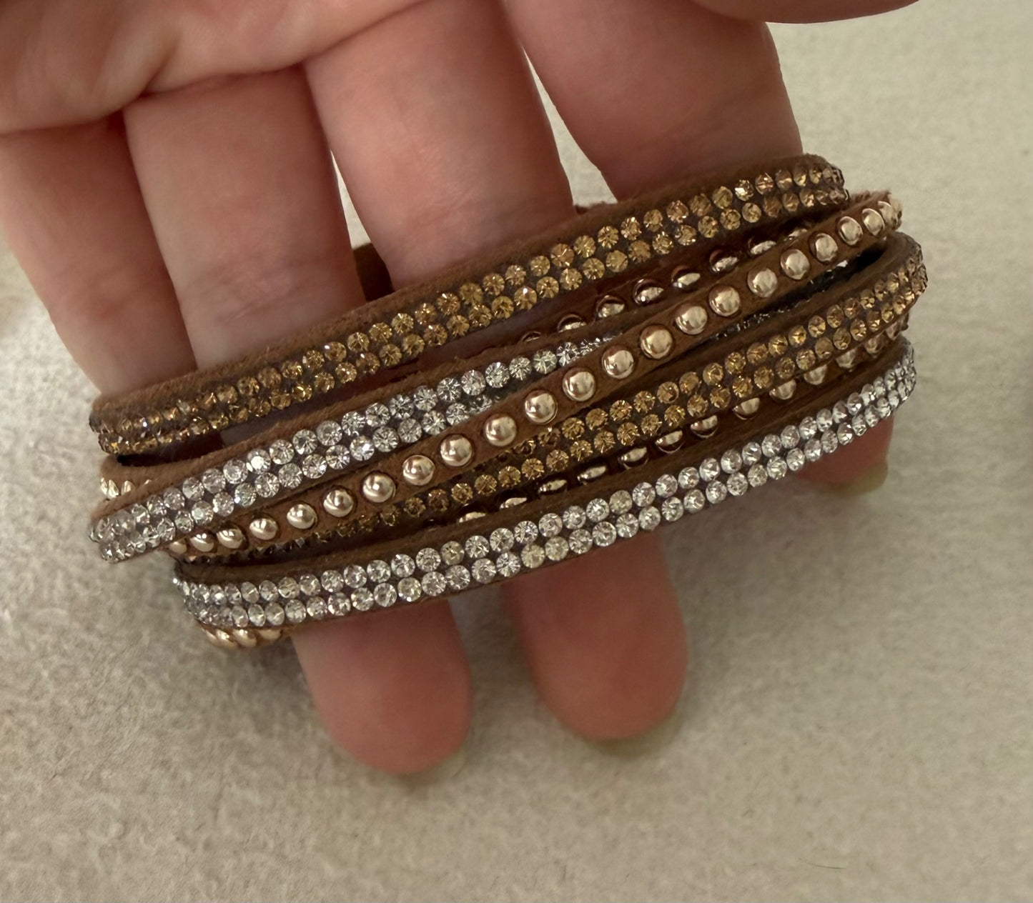 Armband Braun, Silber