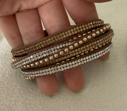 Armband Braun, Silber
