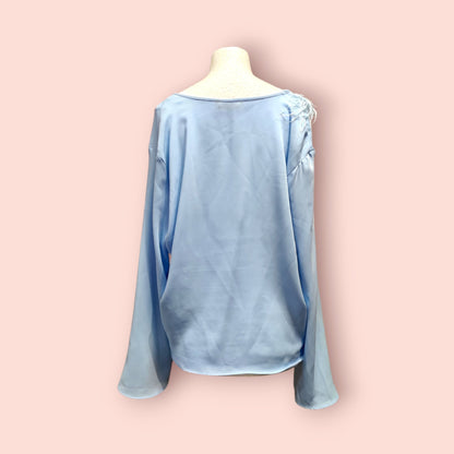 Zara Bluse M Blau